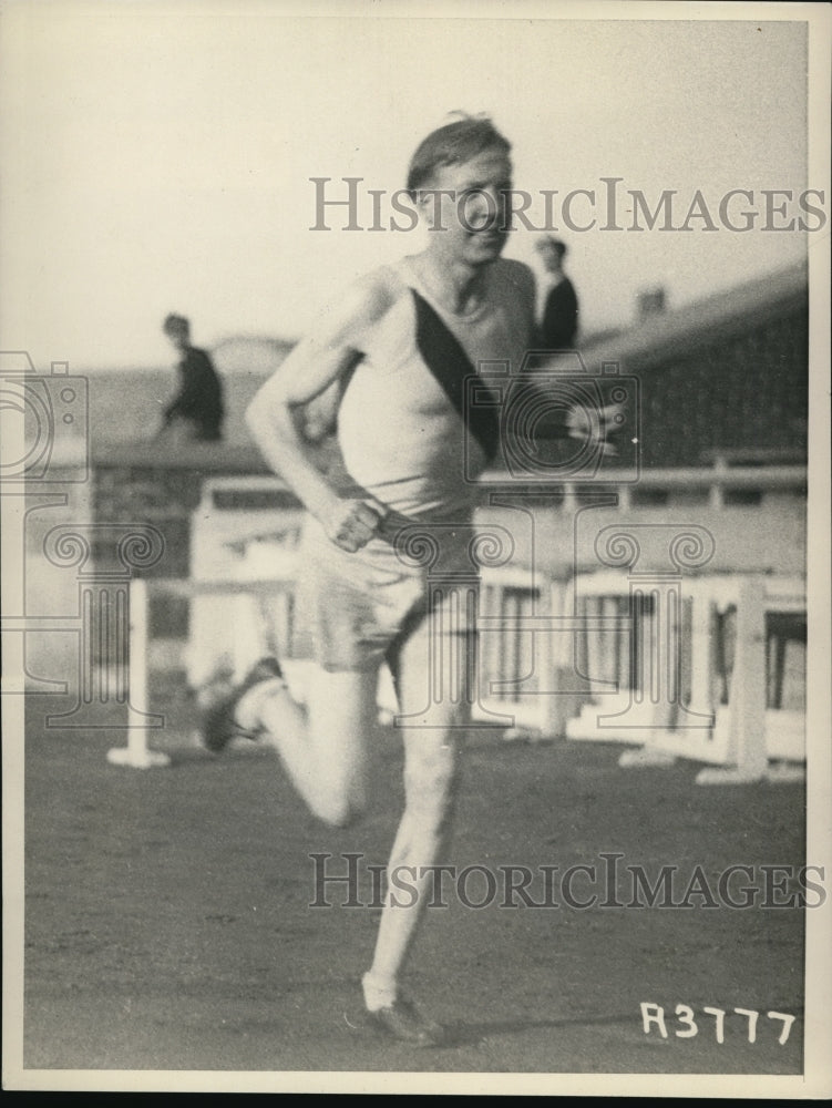1929 Press Photo Dave Abbott of Illinois Conference 2 mile Champion - Historic Images