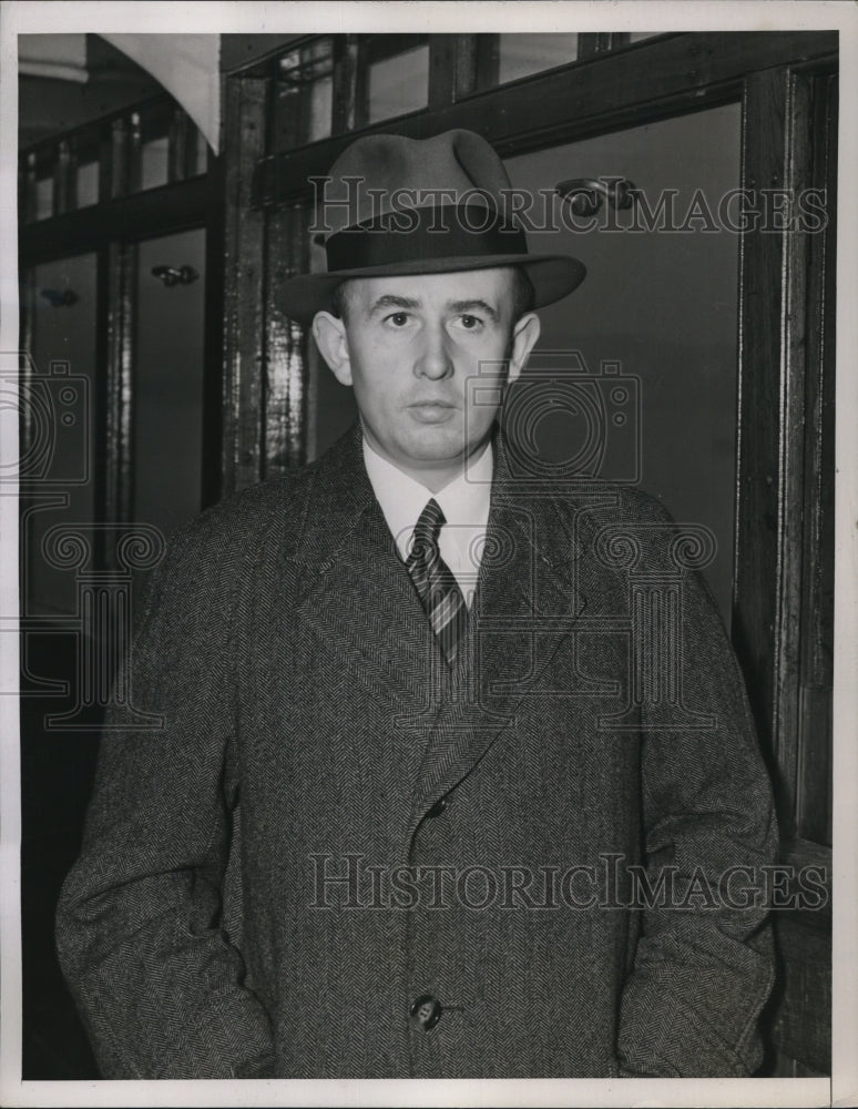 1938 Press Photo Walter Voss Director Of Hamburg-American Line - Historic Images