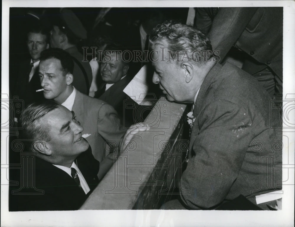 1956 Press Photo Dirksen in a silent mood-Historic Images