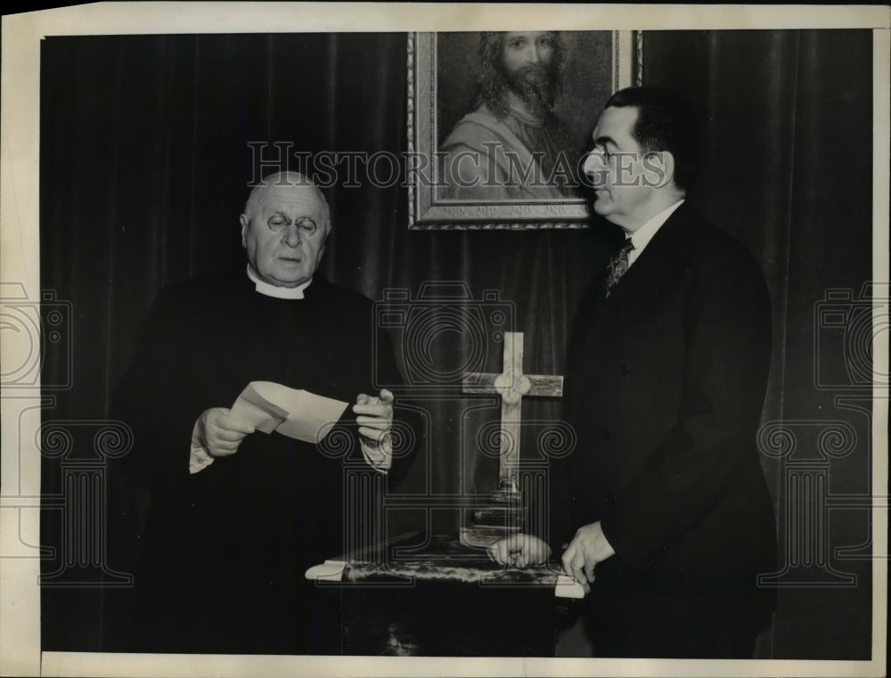 1937 Press Photo Bishop J. Taylor Smith, and Dr. William Roughton, attend-Historic Images
