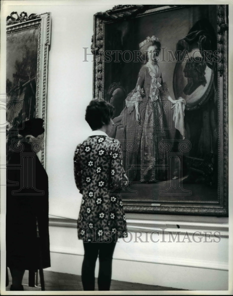 1968 Onlooker views Portrait of Madame Adelaide-Historic Images