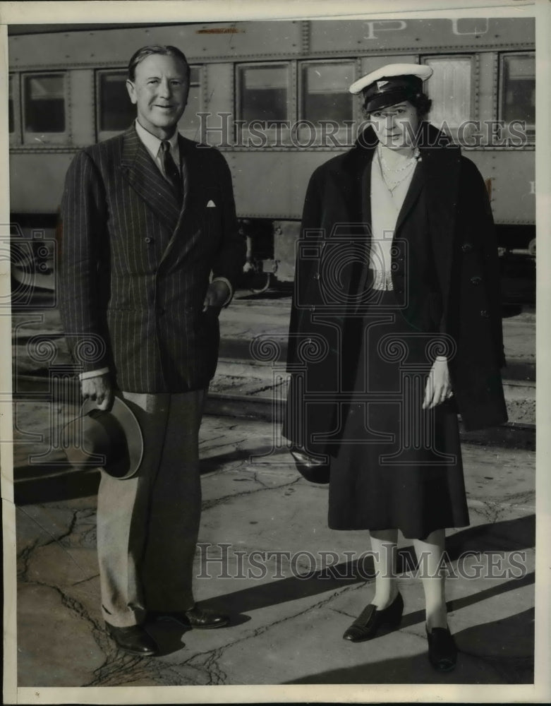 1939 Press Photo Duchess of Sutherland with Lord Monsell in Tucson - Historic Images