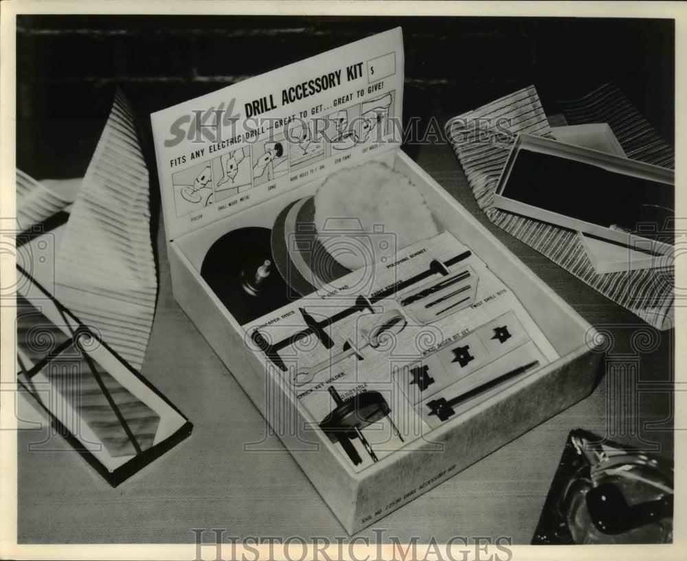 1963 Drill Accessory Kit from Skil Corporation, Chicago-Historic Images