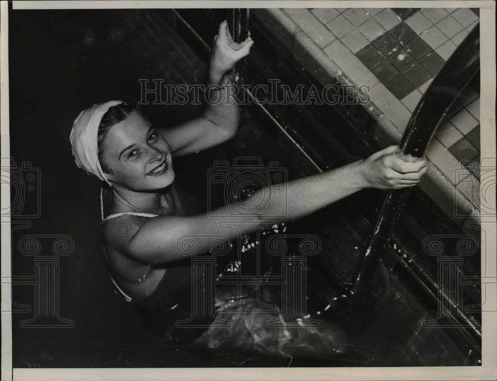 1937 Press Photo San Francisco Calif Patricia Robinson Jr Dive championship - Historic Images