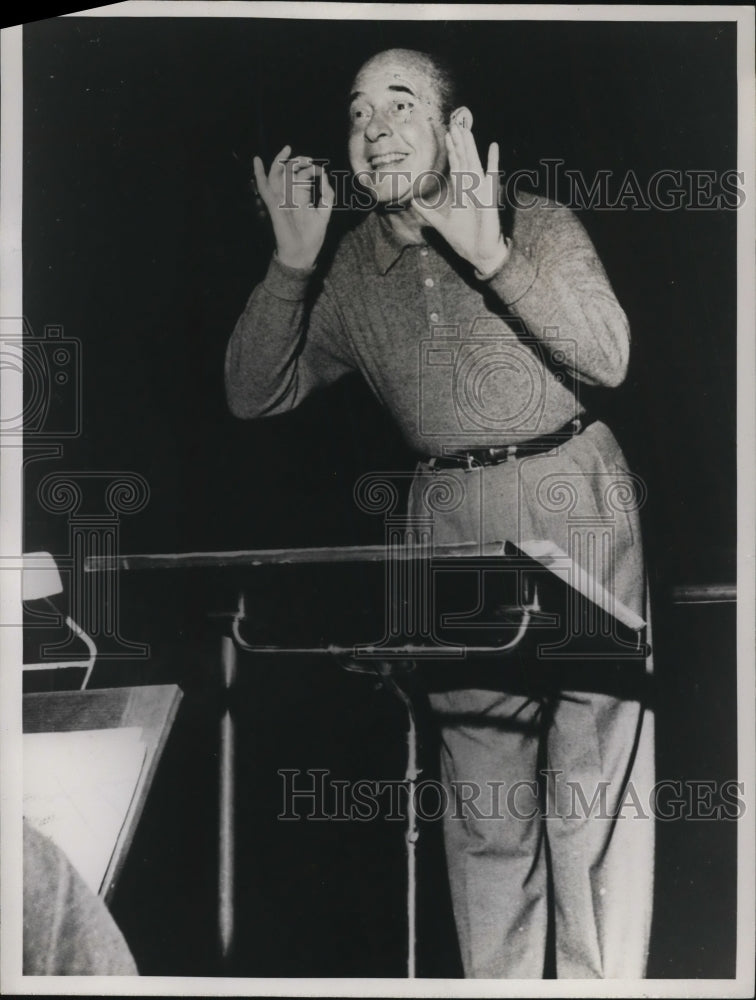 1960 Press Photo Eugene Ormandy conductor Philadelphia Orchestra-Historic Images