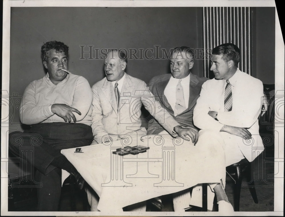 1932 Press Photo Four Men Who Won National Honor In annual Bridge Tournament- Historic Images