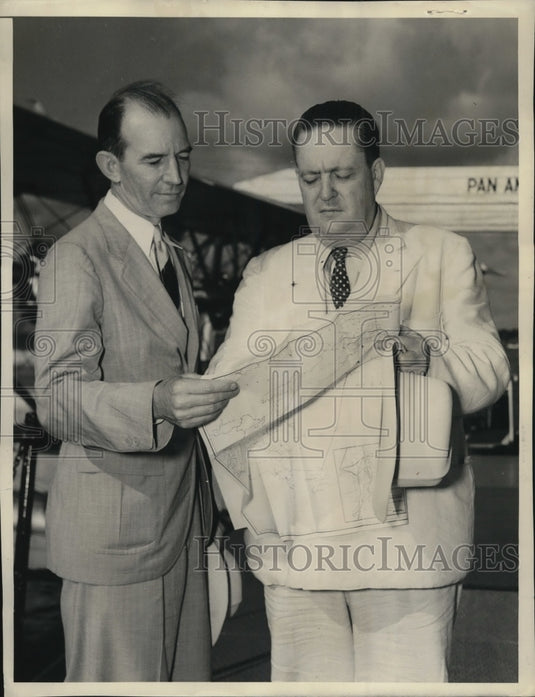 1939 Press Photo Miami FLa William Howes, first asst Postmaster General and-Historic Images