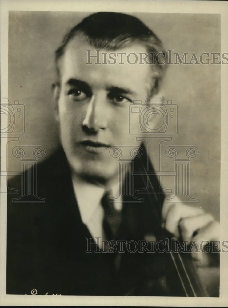 1929 Press Photo Alfred Waltenstein musician to perform - Historic Images