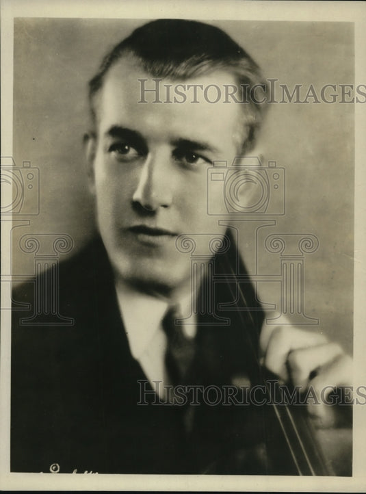 1929 Press Photo Alfred Waltenstein musician to perform - Historic Images