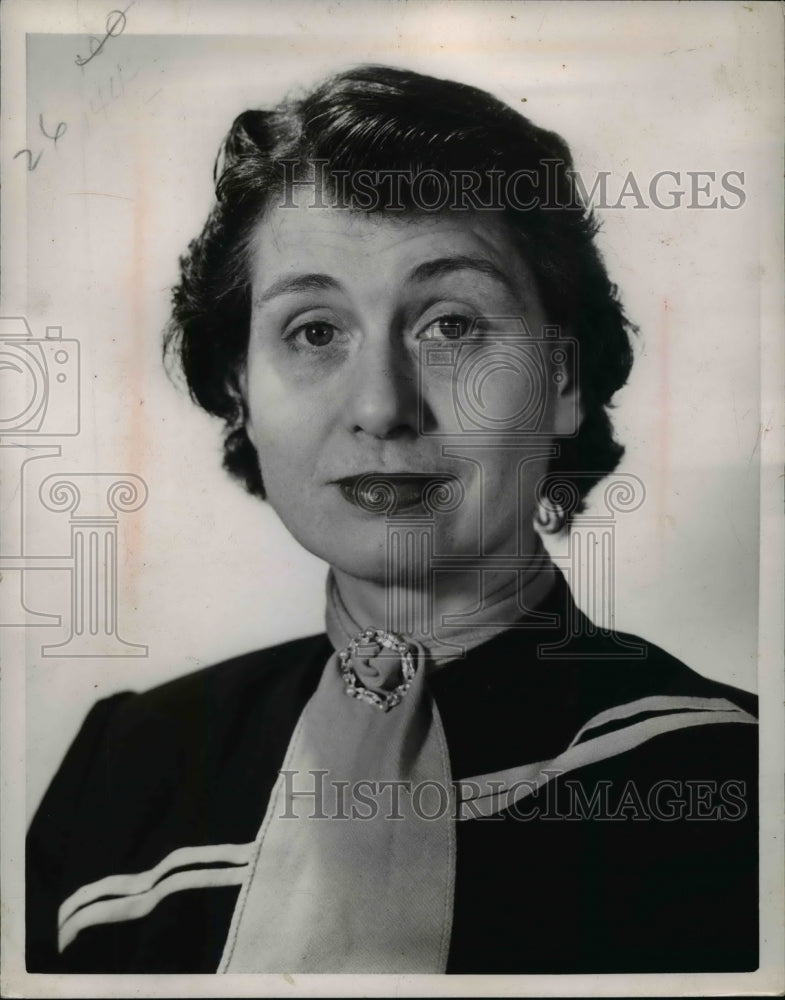 Press Photo Mrs. Muriel Lawrence NEA Writer-Historic Images