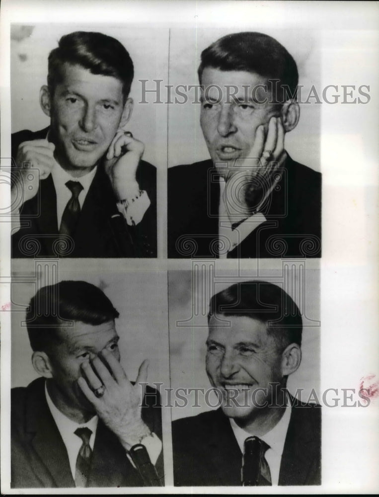 1962 Press Photo Astronaut Walter Schirra talks about space flight-Historic Images