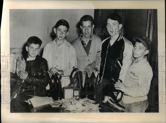 1948 Press Photo Kenny Bayer, Frank Bluemel, Tetras, Lynn Schiegal & Nicklos - Historic Images