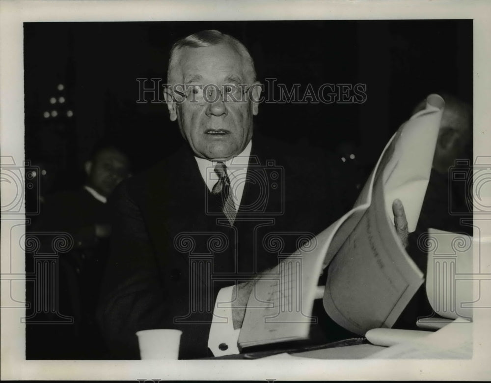 1938 Press Photo A.F. Cleveland, traffic vice president of the association - Historic Images