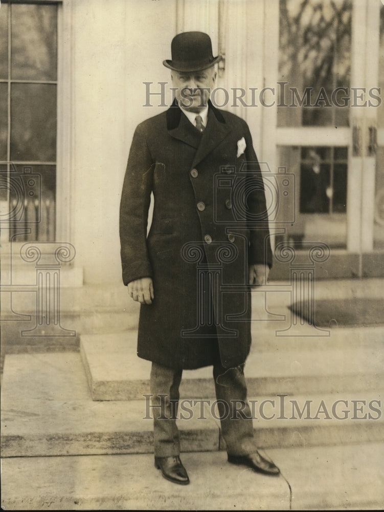 1924 Press Photo Harry Daugherty at the White House after a conference-Historic Images