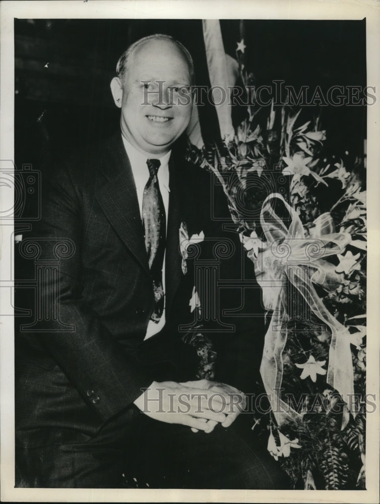 1933 Press Photo Alonzo L. Waters New President of Elks of New York-Historic Images