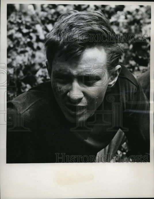 1962 Press Photo Lars Passgard in Route 66 A Gift for a Warrior - Historic Images