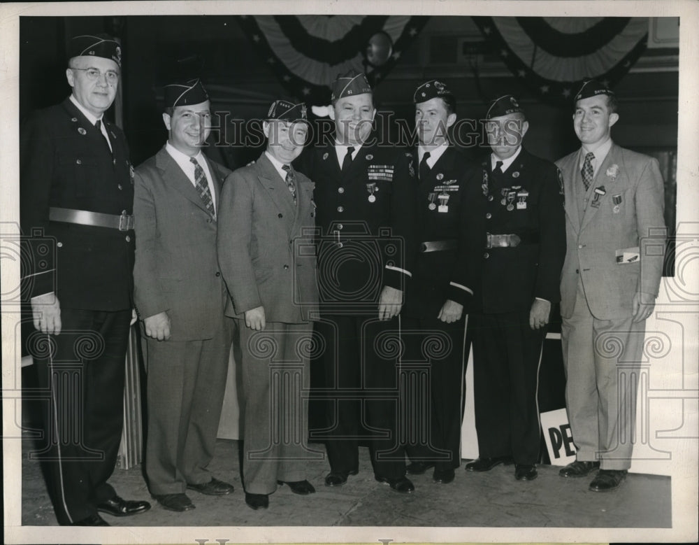 1946 Press Photo New Officers of the American Legion-Historic Images