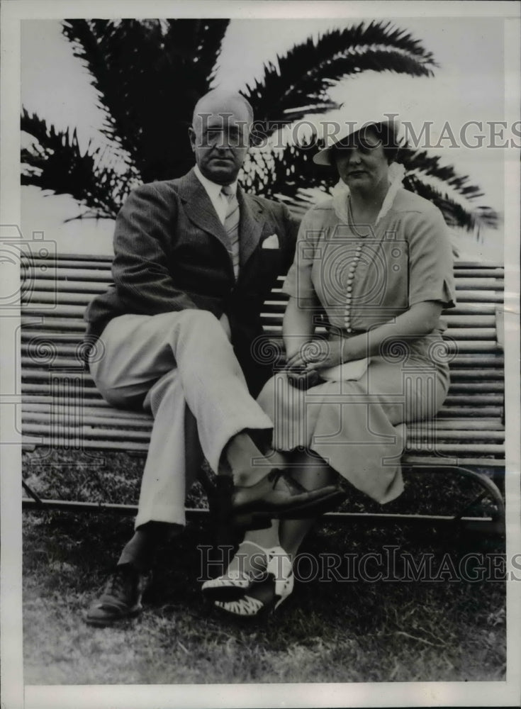 1936 Press Photo Col Edward Sterling Chief of White House Secret Service is - Historic Images