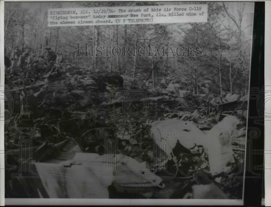 1954 Flying Boxcar,Crashed at New Port-Historic Images