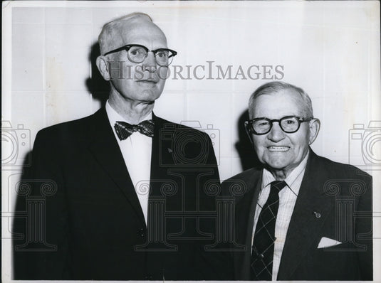 1960 Press Photo George A Brennan & Walter K Patterson-Historic Images