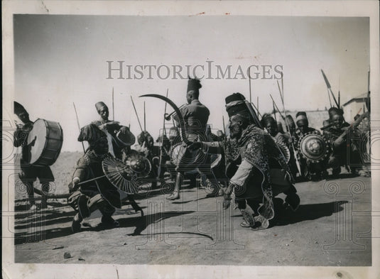 1935 on a recent visit to Askari camp in East Africa Ray Rousseau-Historic Images