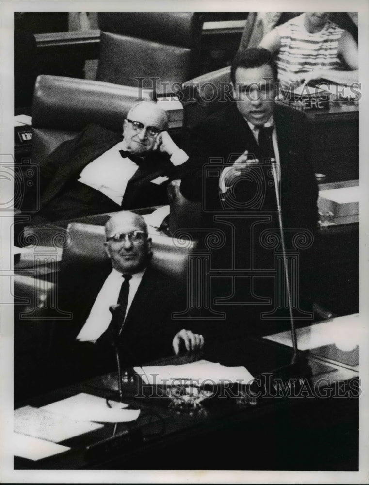 1968 Press Photo Norbert Dennerll, Sebastian Lupica, Ernest Bohn-Historic Images