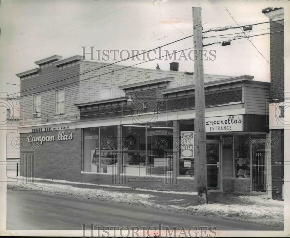 Press Photo Campanello&#39;s Square Deal shop in Cleveland Ohio-Historic Images