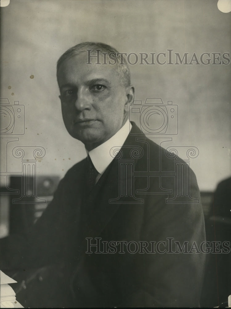 1922 Press Photo Colonel Robert I Rassen of Michigan asst Director VA-Historic Images