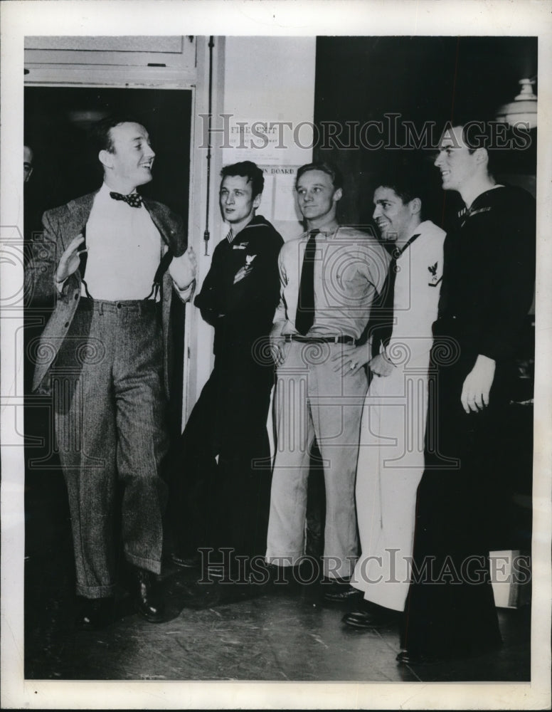 1945 Press Photo Wash DC Coast Guard J Gretzer, R Dickerson, B Figallo - Historic Images