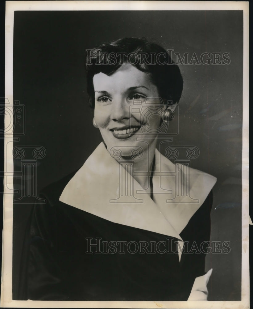 1955 Press Photo Mrs Wiliam Boyd as Top Housewife of Pennsylvania - Historic Images