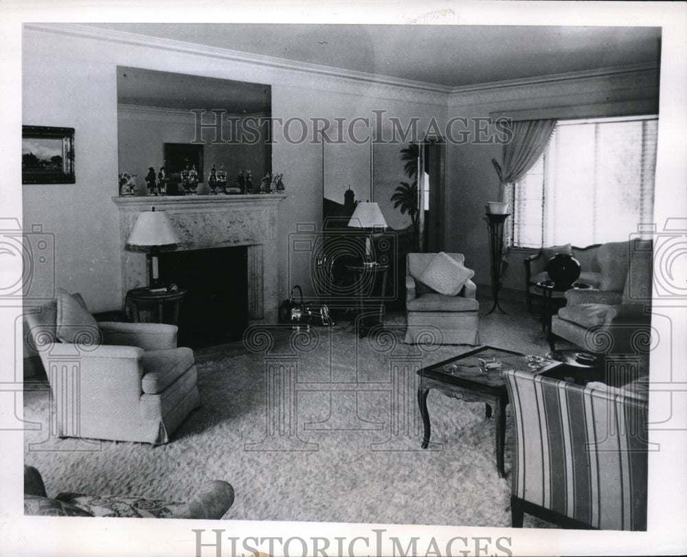 1946 Press Photo Churchill Staying with Col Frank Clarke - Historic Images