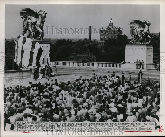 1951 Press Photo Washington's Memorial Bridge - Historic Images