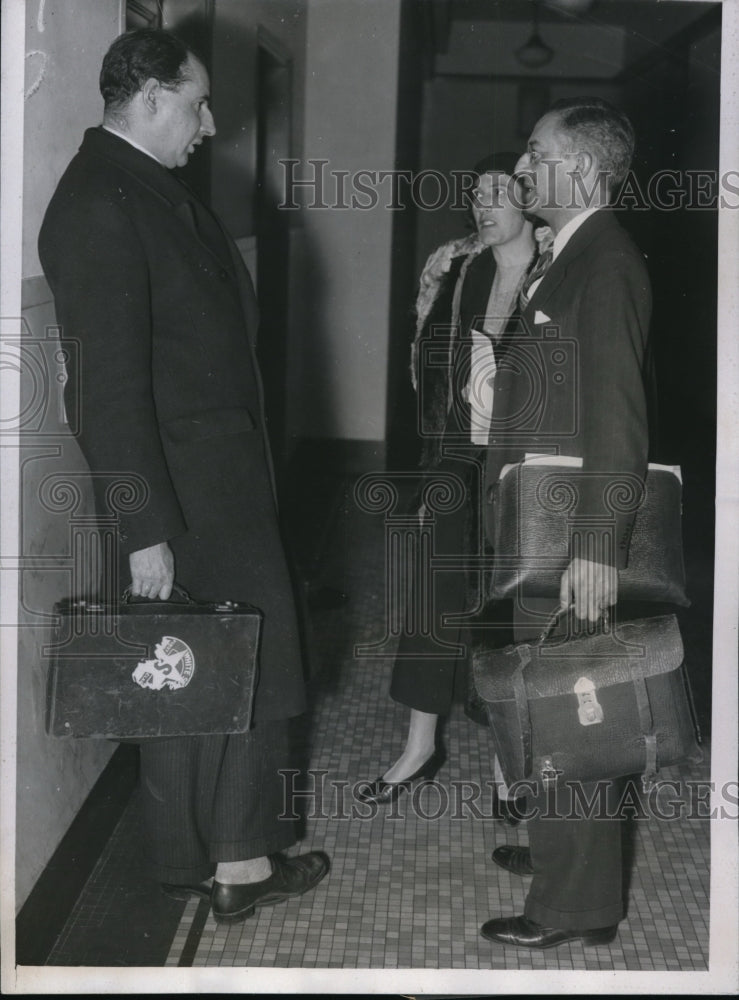 1935 Press Photo Evelyn John St. Loe Strachey British author - Historic Images