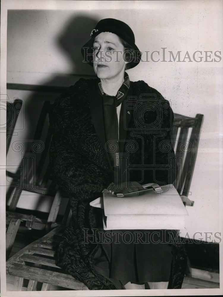 1937 Press Photo Lady Sybill Louise Stanley,wife of Edward M Stanley - Historic Images