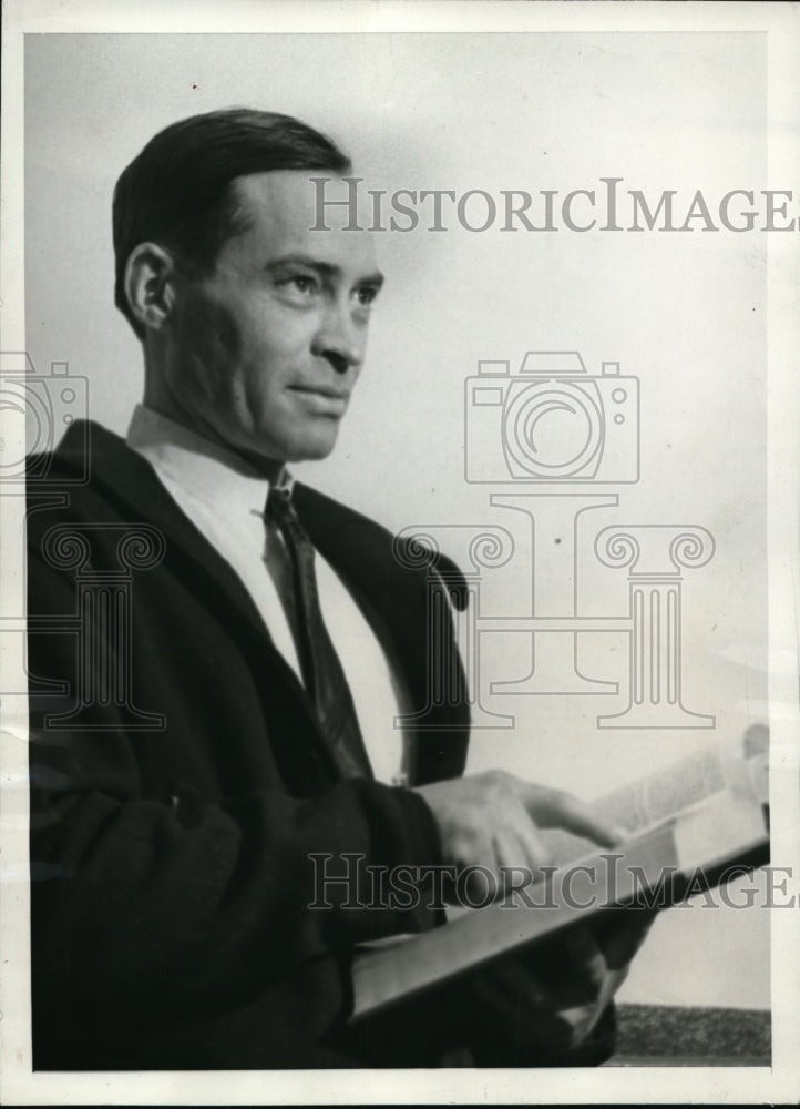 1940 Press Photo James Sharp released from Kansas State penitentiary at Lansing - Historic Images