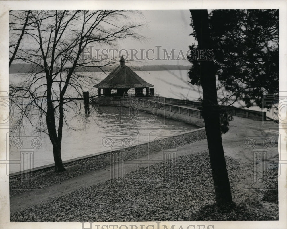 1940 Press Photo Boat landing at Washington&#39;s Virginia homestead - Historic Images