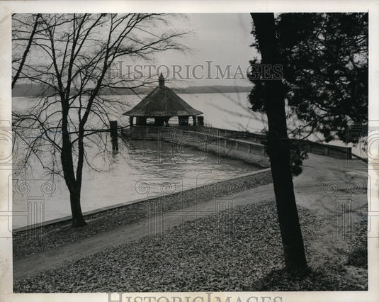 1940 Press Photo Boat landing at Washington's Virginia homestead - Historic Images