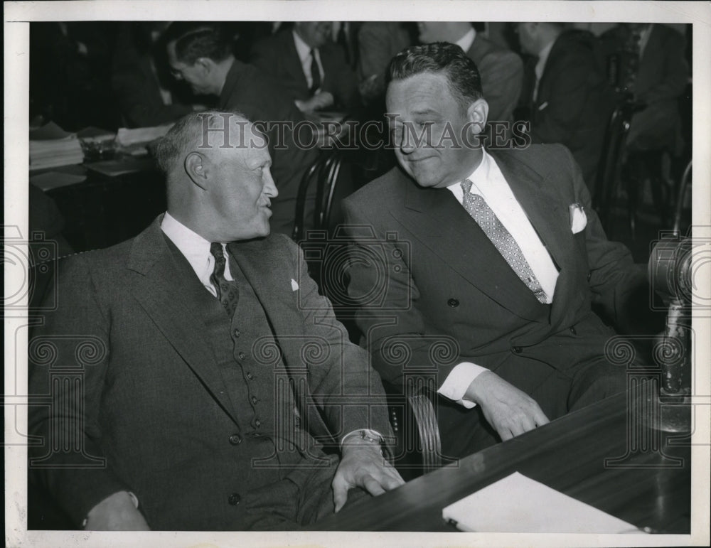 1952 Press Photo W.N. Westerlund &amp; F.W. Bergen in Washington, D.C. - Historic Images