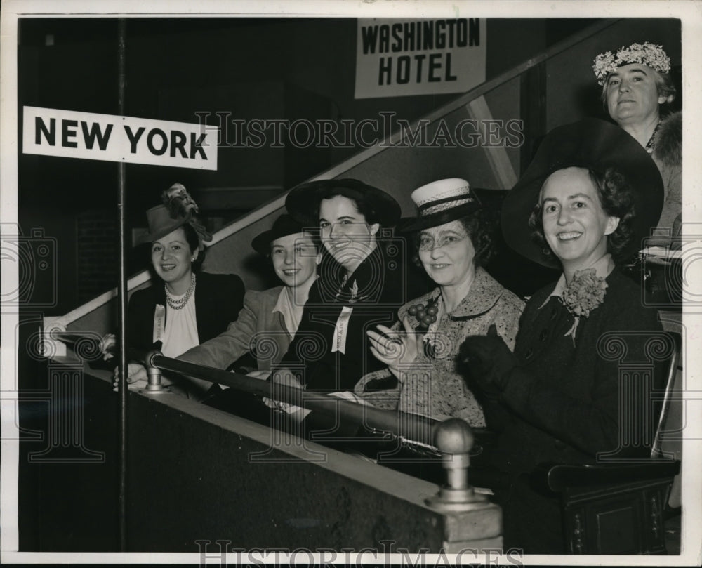 1940 Press Photo New York Women at Institute of Government Meeting - Historic Images