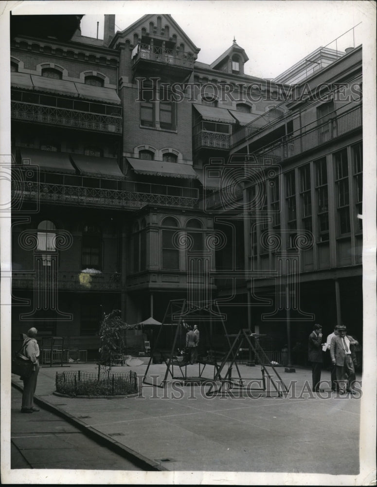 1944 Press Photo New York Foundling Hospital where the baby was kidnapped - Historic Images