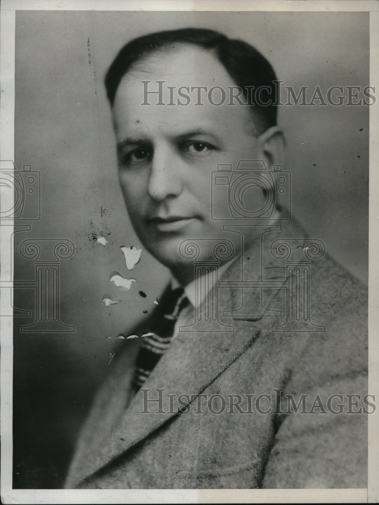 1933 Press Photo Henry G Brunner - Historic Images