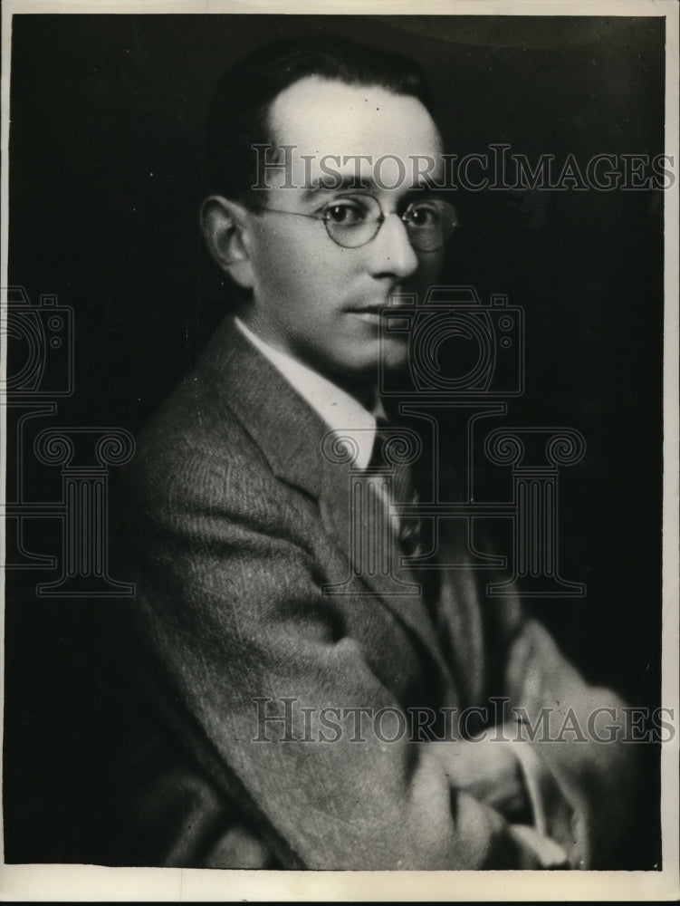 1929 Press Photo Dr William F Byron Northwestern Univ - Historic Images