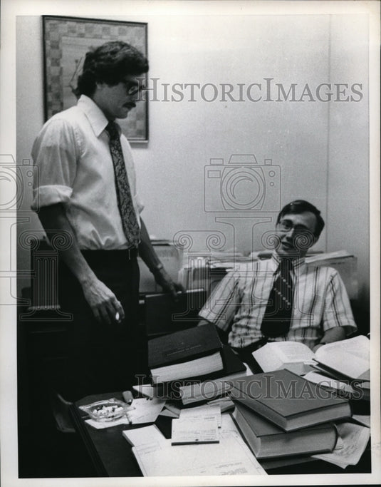 Press Photo James Wyman and Mark Skakun - Historic Images