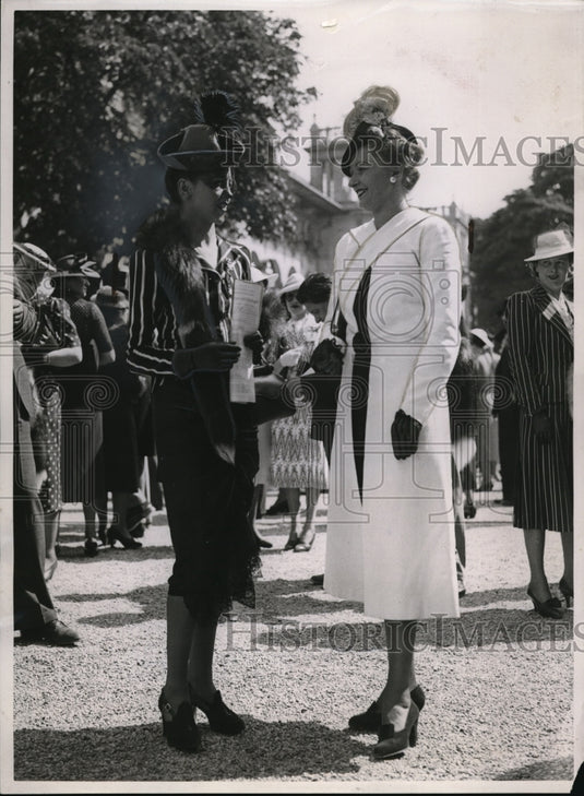 1938 Press Photo Second "Journee de I'Elegance" brings new fashion in gatherings - Historic Images