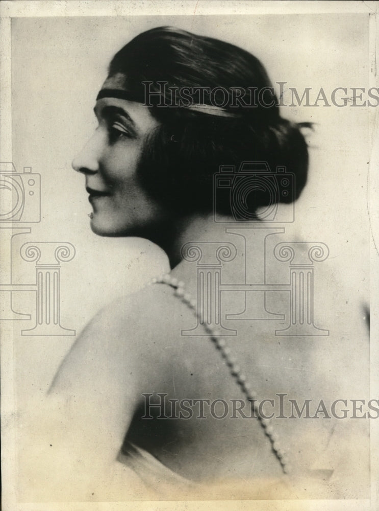 1925 Press Photo Mlle Krenbaurova of Miss Wall Street in A Tale of Dollars - Historic Images