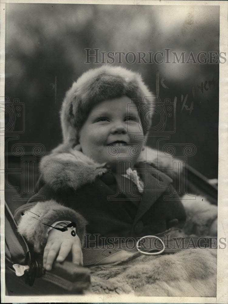 1925 Press Photo Young Mr. Pierce Kiser plays at Central Park. - Historic Images