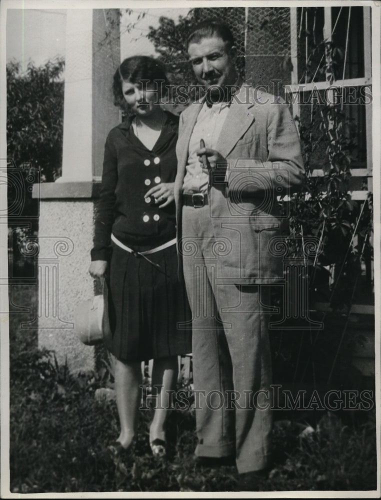 1931 Press Photo Mr and Mrs Allen Keck - Historic Images