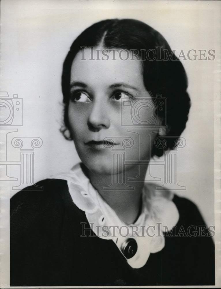 1935 Press Photo Mrs. C. B. Krause - Historic Images