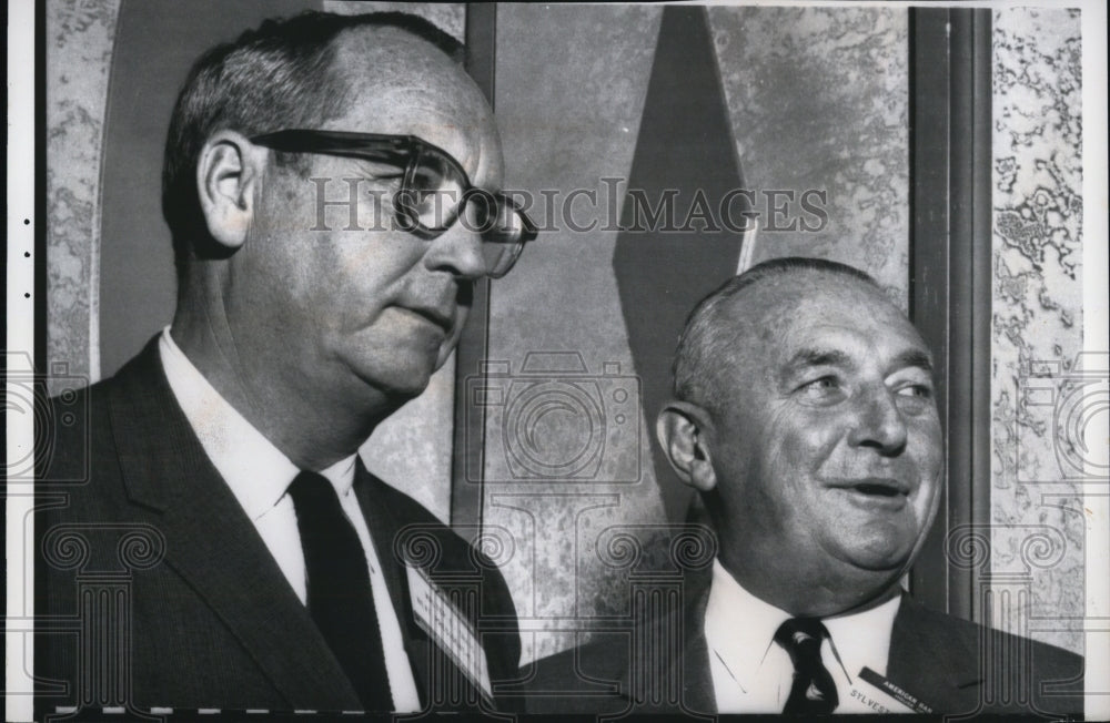 1962 Press Photo Sylvester C Smith Jr American Bar Association Walter E Craig - Historic Images