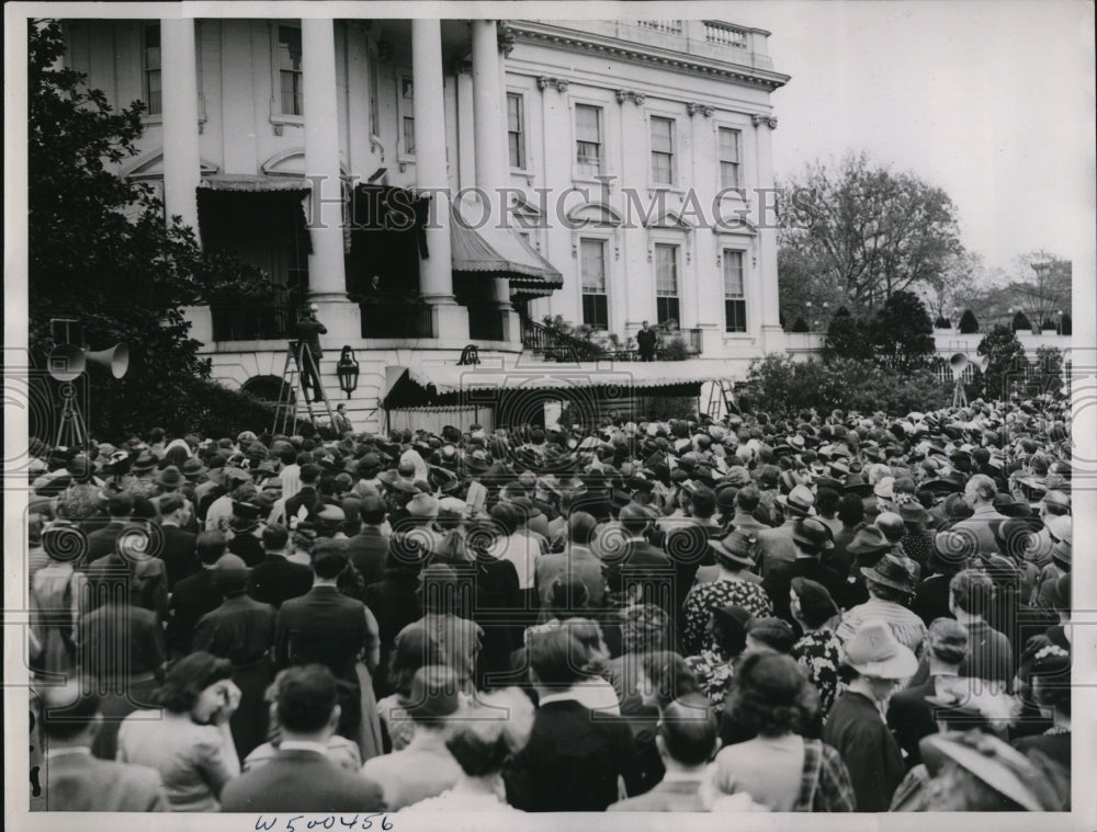 1939 Wash DC President Roosevelt &amp; American Red Cross, White House-Historic Images